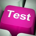 Test concept icon means beta version or trial - 3d illustration