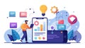 They test and debug mobile apps to identify and fix errors before releasing them to the public
