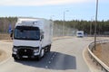 Test Driving a White Renault Range T Long Haulage Truck