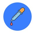 Test dropper Isolated Vector icon that can be easily modified or edited