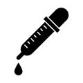 Test dropper Isolated Vector icon that can be easily modified or edited