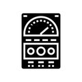 test equipment tool work glyph icon vector illustration Royalty Free Stock Photo