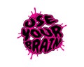 Use your brain, vector Royalty Free Stock Photo