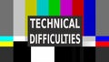 Technical difficulties clean Royalty Free Stock Photo