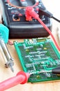 Test repair job on electronic printed circuit boar