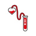 test tube donation heart healthcare