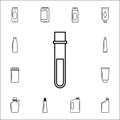 test tube icon. Bottle icons universal set for web and mobile Royalty Free Stock Photo