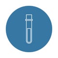 test tube icon. Element of bottle icons for mobile concept and web apps. Badge style test tube icon can be used for web and mobile Royalty Free Stock Photo