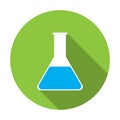 Test tube icon Royalty Free Stock Photo