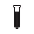 Test tube icon Royalty Free Stock Photo