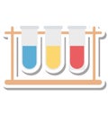 Test Tube Isolated Vector Icon Editable Royalty Free Stock Photo