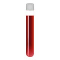 Test Tubes With Blood Samples Isolated On A White Background. Realistic Vector Illustration. Royalty Free Stock Photo