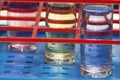 Test tubes with different chemicals Royalty Free Stock Photo