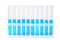 Test tubes in support Royalty Free Stock Photo