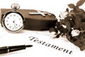 Testament Royalty Free Stock Photo