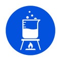 Testing lab Isolated Vector icon that can be easily modified or edited Royalty Free Stock Photo