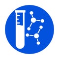 Testing lab Isolated Vector icon that can be easily modified or edited Royalty Free Stock Photo