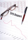 Testing Procedure Specification Report or TPS Report Royalty Free Stock Photo