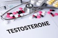 TESTOSTERONE Royalty Free Stock Photo