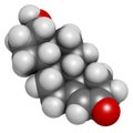 Testosterone male sex hormone androgen molecule. Atoms are represented as spheres with conventional color coding: hydrogen .