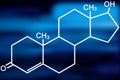 Testosterone molecule