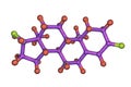 Testosterone, a primary sex hormone in men and an anabolic steroid