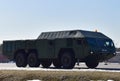 Tests of the MZKT-692251 chassis for the transport base of the combat command post of the wheeled version of the BUK-MB3K