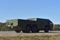 Tests of the MZKT-692251 chassis for the transport base of the combat command post of the wheeled version of the BUK-MB3K