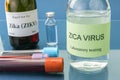 Tests for Research of Zika virus Royalty Free Stock Photo