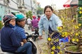 Tet flower market Royalty Free Stock Photo