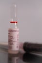 This is the Tetanus Vaccine image Royalty Free Stock Photo