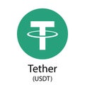 Tether cryptocurrency symbol