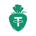 Tether money bag sign symbol icon