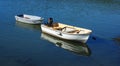 Tethered Dinghies Royalty Free Stock Photo