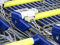 Tethred shopping carts