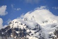 Tetnuldi mount, the view from Chkhuntieri pass. Georgia Royalty Free Stock Photo