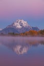 Teton Fall Sunrise Reflection Royalty Free Stock Photo