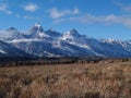 Teton Mountains in Wyoming Royalty Free Stock Photo