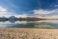 Teton Reflection in Jackson Lake Royalty Free Stock Photo