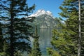 Teton reflection, Jenny Lake Royalty Free Stock Photo