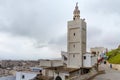 TETOUAN, MOROCCO - MAY 24, 2017: Old ancient minaret in Tetouan Northern Morocco