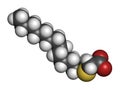 Kyselina ()  syntetický tlsťoch kyselina molekula 