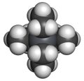 Tetraethyllead gasoline octane booster molecule. Neurotoxic organolead compound.