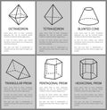 Tetrahedron and Octahedron, Pentagon Prism Sketch