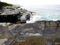 The Tetrapod Trackway in Valencia Island, IRELAND, which is comprises the fossilised footprints of a 385 million year old tetrapod