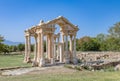 Tetrapylon Gate in Aphrodisias ancient city, Aydin, Turkey Royalty Free Stock Photo