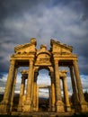 Tetrapylon monumental gateway of Aphrodisias Afrodisias Ancient City in Caria, Karacasu, Aydin, Turkey.