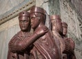 The Tetrarchs - a Porphyry Sculpture of four Roman Emperors, Sac Royalty Free Stock Photo