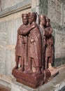 The Tetrarchs - a Porphyry Sculpture of four Roman Emperors Royalty Free Stock Photo