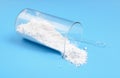 Tetrasodium pyrophosphate, also called sodium pyrophosphate, tetrasodium phosphate or TSPP. Royalty Free Stock Photo